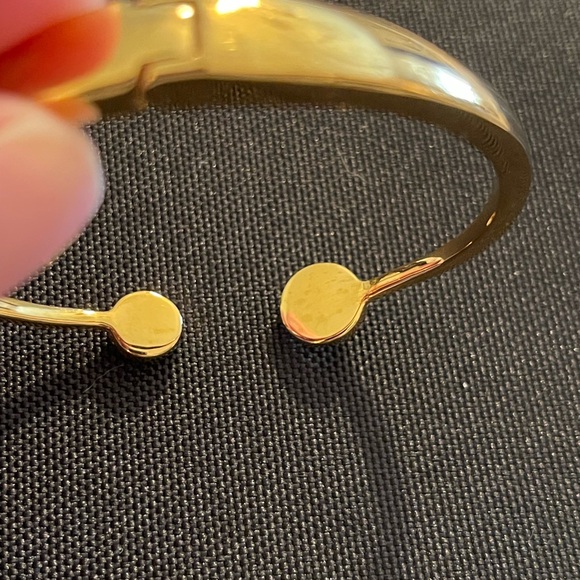 Kate Spade Hinged Bracelet with Spade and Jewel - Picture 3 of 3